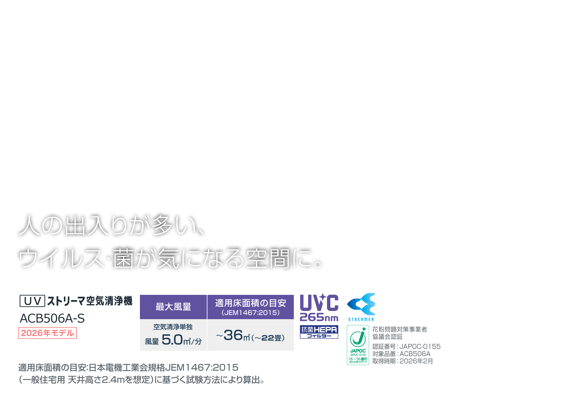 人の出入りが多い、ウイルス・菌が気になる空間に。